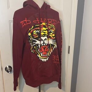 Ed Hardy Los Angeles Japan Tiger Hoodie